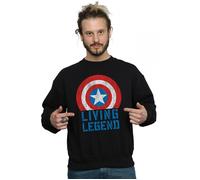 Captain America Living Legend Sweatshirt Marvel Black 4XL