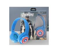 (Captain America) Marvel Bluetooth Headphone Avengers Headset Support TF Card Radio 3.5mm Audio Cable Legends Gaming Headphones Spiderman Earphone Gift