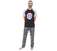 CAPTAIN AMERICA Mens Avengers Long Pyjama Set