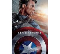 Captain America Movie Poster Classic Comics Vintage Home Decor Wall Art Print A4