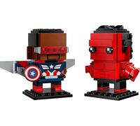 LEGO BrickHeadz 40668 Captain America & Red Hulk - Marvel - New & Sealed