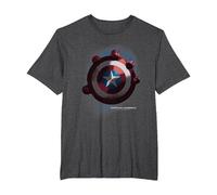 Captain America Red Hulk Grabbing Shield T-Shirt, Men's Big and Tall, Dark Heather Grey, 5X Tall