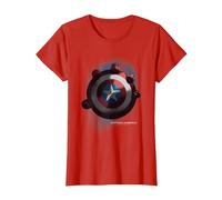 Captain America Red Hulk Grabbing Shield T-Shirt, Women, Red, Small
