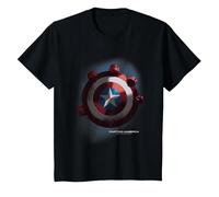 Captain America Red Hulk Grabbing Shield T-Shirt, Youth, Black, X-Small