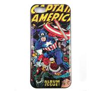 Marvel Captain America Retro Comic Phone Case Multicoloured (One Size)