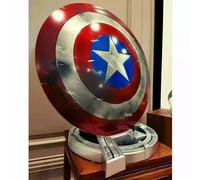 Captain America’s Shield Metal 1:1,MCU Movie Prop Battle Damage Captain Shield