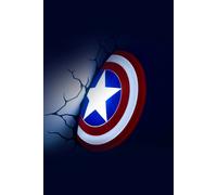 Captain America Shield 3D Deco Light Marvel Multi One Size