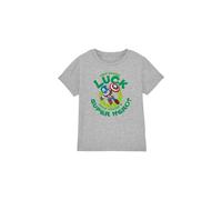 Captain America St Patrick'S Day Lucky Super Hero Kids T-Shirt Light Grey | Size: 5-6 Years Captain America Light Grey 5-6 Years