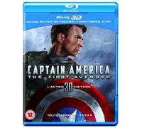 Captain America: The First Avenger (Blu-ray 3D + Blu-ray + DVD + Digital Copy) [2011]