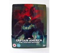 Captain America: The Winter Soldier 3D (Includes 2D Version) - Limited Lenticular Edition Steelbook Blu-ray