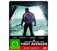 Captain America: The Winter Soldier 3D Steelbook Blu-Ray, Limited Steelbook Edition from Germany with English Audial Track, Uncut, Region B, Blu-Ray 3D + Blu-Ray 2D
