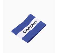 Captain arm band Senior (Blue/White) for Soccer, Made and Durable Material, Provides Great Fit, Superior Protection, Ensures Ease of Movement.