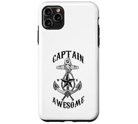 Captain Awesome - Anchor, Sea Boat Sailing, Traveling, Nomad Case for iPhone 11 Pro Max