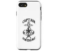 Captain Awesome - Anchor, Sea Boat Sailing, Traveling, Nomad Case for iPhone SE (2020) / 7/8
