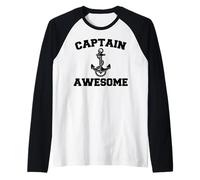 Captain Awesome Raglan Baseball Tee