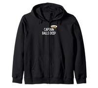 Captain Balls Deep Zip Hoodie