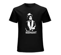 Captain Beefheart Avant-Garde Rock Icon Unisex T-Shirt Printed Tee Graphic Top Men Black Shirt XL