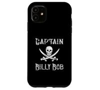 Captain Billy Bob Vintage First Name Pirate Boating Case for iPhone 11
