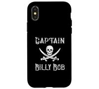 Captain Billy Bob Vintage First Name Pirate Boating Case for iPhone X/XS