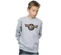 Captain Chest Emblem Sweatshirt Marvel Grey 5-6 Years