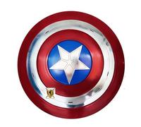 Captain Cosplay America Shield 18" Metal Shield Role Play Replica Retro Captain Series Shield Collectible Costume Wall Decor Movie Accessories