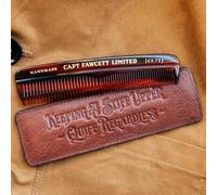 Captain Fawcett Hair Comb with Leather Case