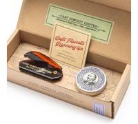 Captain Fawcett Lavender Moustache Wax & Folding Pocket Moustache Comb (CF.87T)