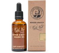 Captain Fawcett Ricki Hall’s Booze & Baccy Beard Oil 50ml - Premium Conditioning Beard Oil for Men with Whiskey, Honey & Tobacco Notes - Nourishes, Softens & Adds a Subtle Masculine Fragrance