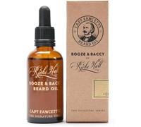 Captain Fawcett Ricki Hall’s Booze & Baccy Beard Oil 50ml - Premium Conditioning Beard Oil for Men with Whiskey, Honey & Tobacco Notes - Nourishes, Softens & Adds a Subtle Masculine Fragrance