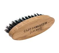 Captain Fawcett Wild Boar Bristle Moustache Brush - Handcrafted Grooming Brush for Men - Tames, Shapes & Distributes Wax Evenly for a Well-Styled Moustache