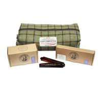 Captain Fawcett's Captain Fawcett Beard Care Kit with Tweed Wash Bag, Brush, Comb + Scissors