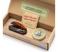 Captain Fawcett Moustache Wax (Booze & Baccy) & Folding Pocket Moustache Comb (CF.87T)