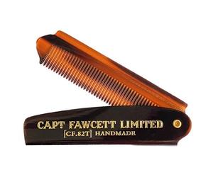 Captain Fawcett's Folding Pocket Beard Comb