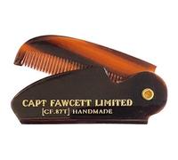 Captain Fawcett Mens Folding Pocket Moustache Styling Comb 87T