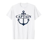 Captain & First Mate Matching Set Pontoon Boat Sailing T-Shirt