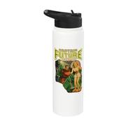 Captain Future Vintage Sci-Fi Pulp Art Stainless Steel Insulated Water Bottle