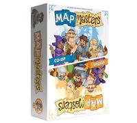 Captain Games | Map Masters | Board Game | Ages 10+ | 1-5 Players | 45 Minutes Playing Time