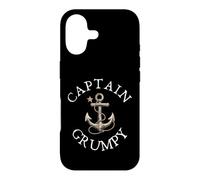 Captain Grumpy Boat Sailing Boating Vintage Anchor Funny Case for iPhone 17