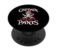 Captain Grumpy Pants - Buccaneer Freebooter Pirate PopSockets Adhesive PopGrip