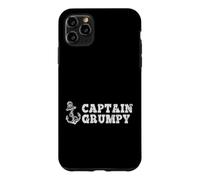 Captain Grumpy Sailing Boating Vintage Boat Anchor Funny Case for iPhone 11 Pro Max