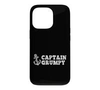 Captain Grumpy Sailing Boating Vintage Boat Anchor Funny Case for iPhone 13 Pro