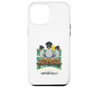 Captain Gulls The Pier Patrol Seagull Ocean Sunset Dock Case for iPhone 12 Pro Max