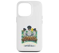 Captain Gulls The Pier Patrol Seagull Ocean Sunset Dock Case for iPhone 13 Pro
