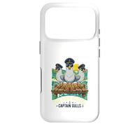Captain Gulls The Pier Patrol Seagull Ocean Sunset Dock Case for iPhone 17 Pro