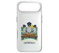 Captain Gulls The Pier Patrol Seagull Ocean Sunset Dock Case for iPhone Air