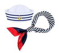 Captain Hat for Men - Classic Sailor Cap, Nautical Marine Headwear | Long Lasting Boat Captain Hat, Exquisite Navy Style Caps, for Friends, Large