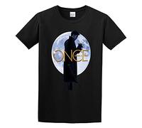 Captain Hook Killian Jones Thin Distressed Lazy Painting Alternative T-Shirt Black M