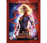 Captain Marvel [Blu-ray 3D] [2019] [Region A & B & C]