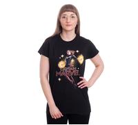 Captain Marvel - Carol Danvers - Girly - black - L - 100% Cotton,Jersey L