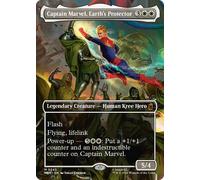 Captain Marvel, Earth's Protector (Borderless Scene Foil) | Marvel Super Heroes